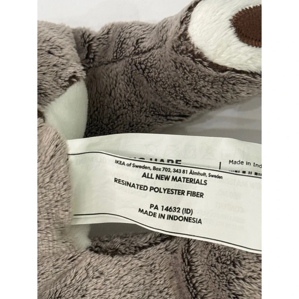 IKEA Vandring Hare Plush Rabbit Stuffed Animal Bunny Brown 902.160.86 16 Inch